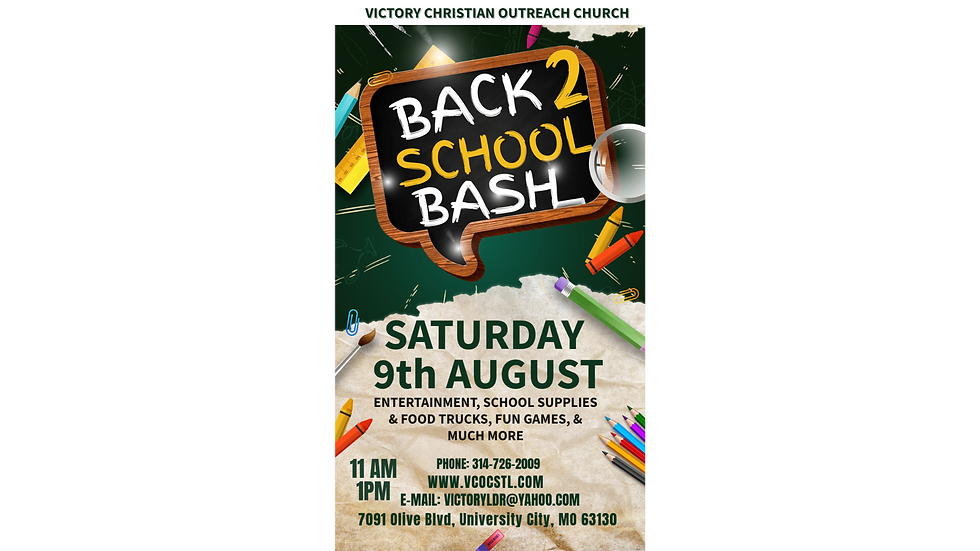 Back 2 School Bash