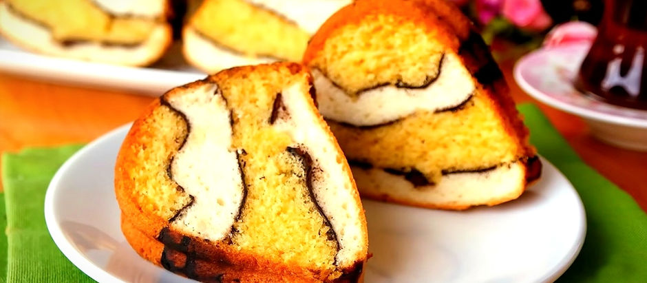 Zürafa Desenli Kek Tarifi