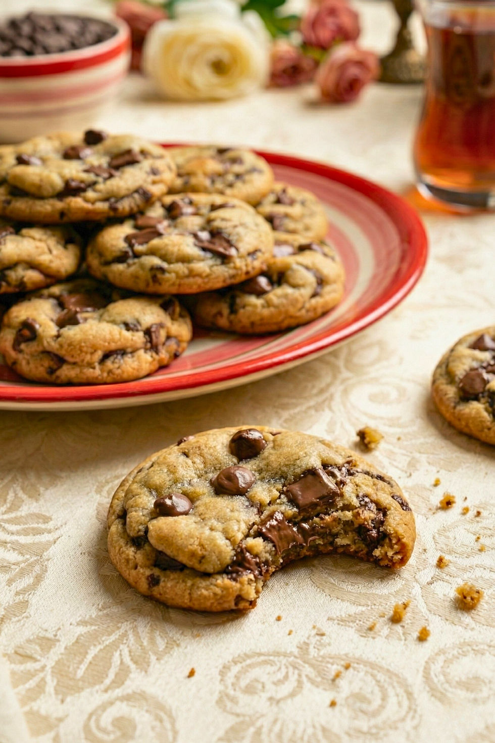 Damla Çikolatalı Tereyağlı Kurabiye