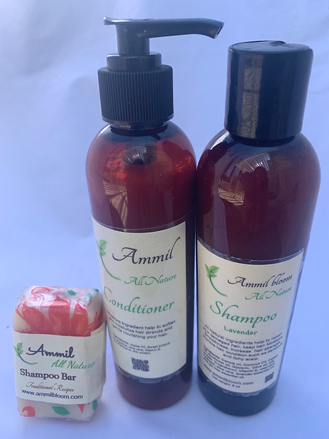 Ammil S Shampoo Lavender Conditioner Shampoo Bar Hair Mist