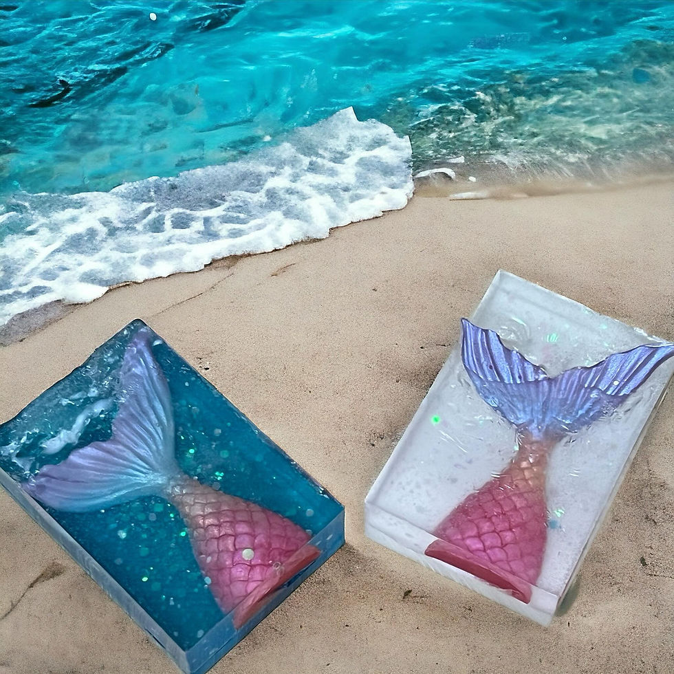 Mermaid soap with marine technology fragrance Deep Sea