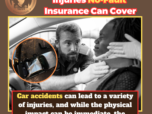 The Power of Mobilization Stretches and Acupuncture: Top 5 Car Accident Injuries No-Fault Insurance Can Cover