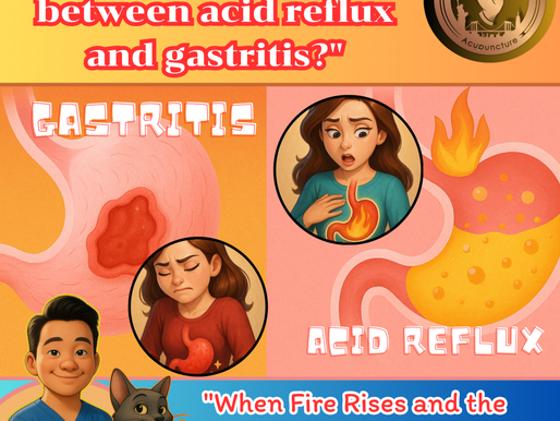 "What is the difference between acid reflux and gastritis?"