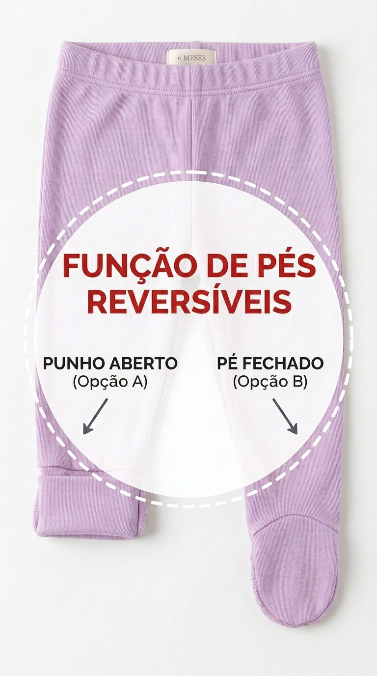 Miniatura: Calça Infantil  Pé Reverso Inteligente 2 Em 1