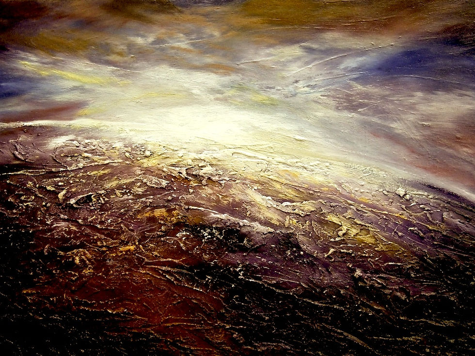 Lava Field & Light - Iceland