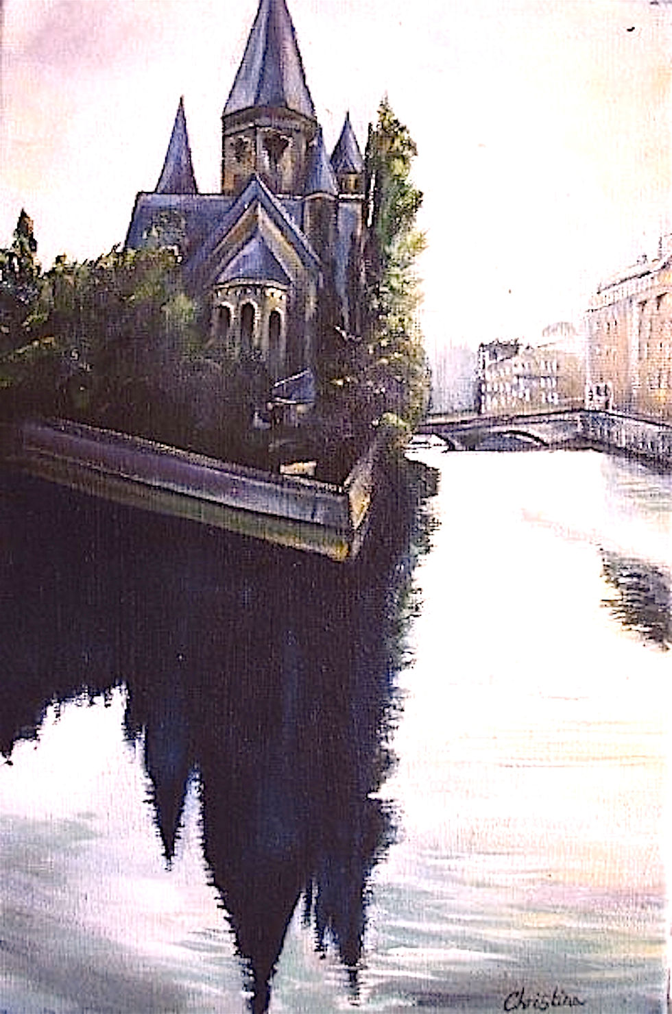 Church & River - France