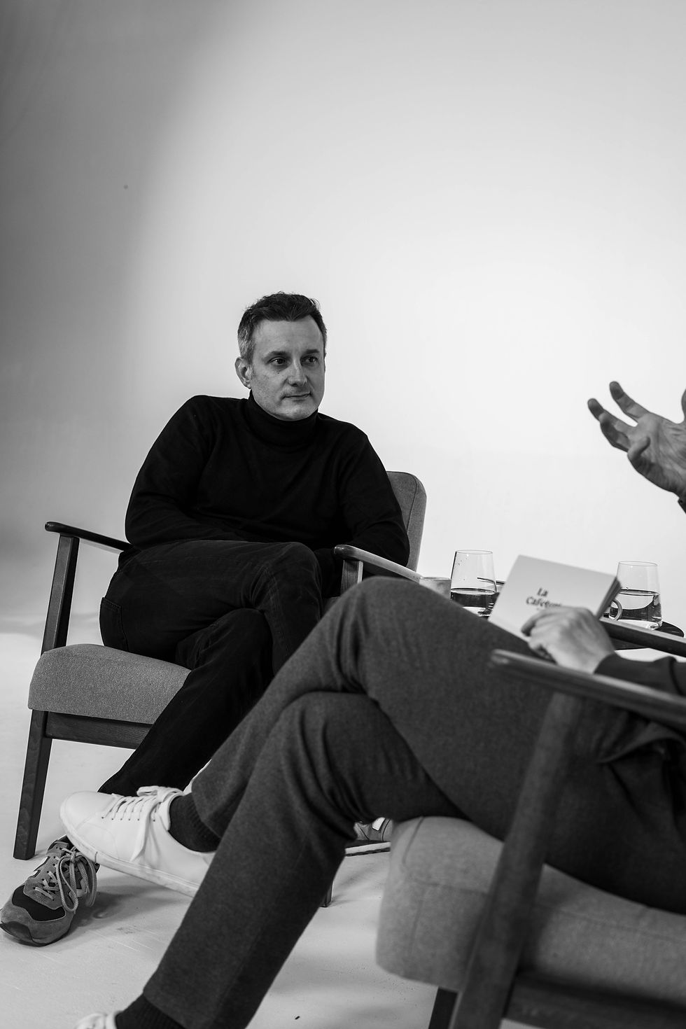 Alfonso Gutiérrez, de Visual MS, en «La Cafetería de Javier Cebreiros»