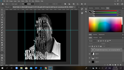 Project: 'The Guide' Movie Poster 2.0 NEW APPROACH
