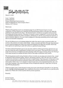 Summit Awards Letter-Broadcast Judge 200