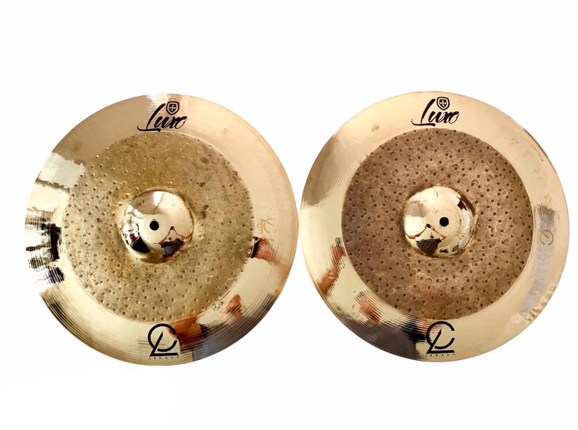 15" LUXO Hybrid Hi Hats - Custom Rivet Option