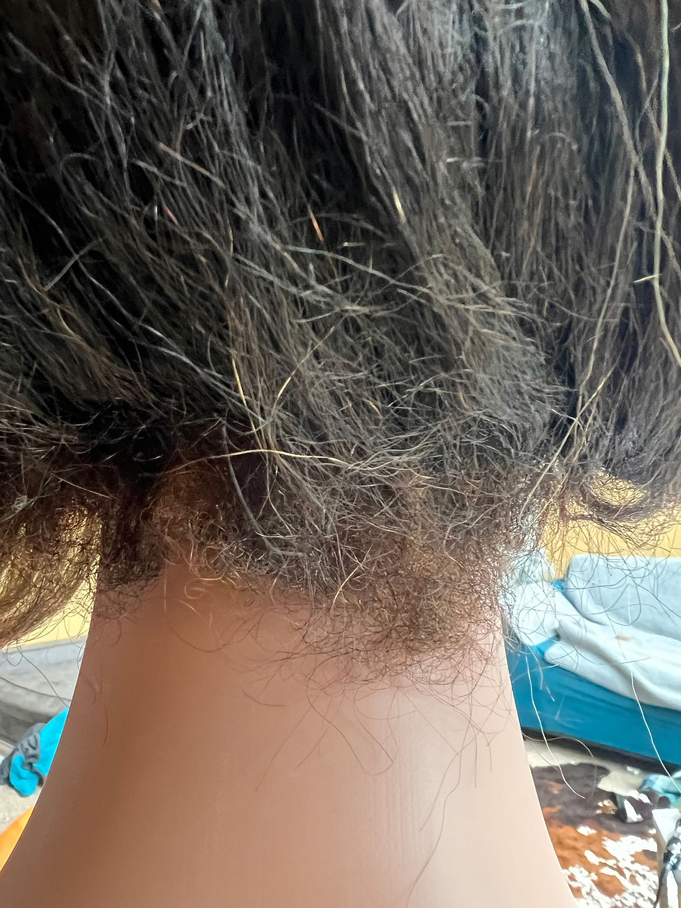 Thumbnail: Kinky straight blonde balayage 360 lace unit