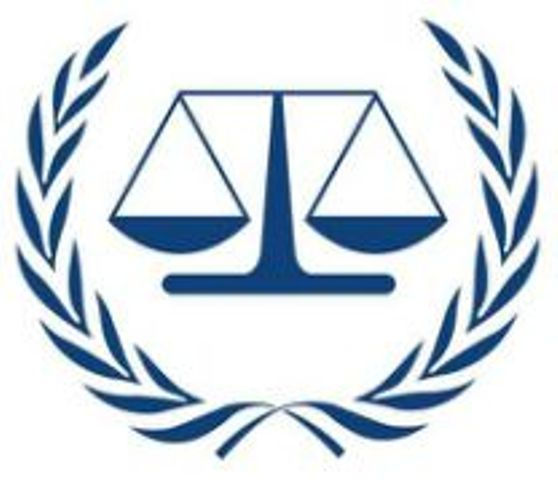 Logo of the International Criminal Court (ICC).