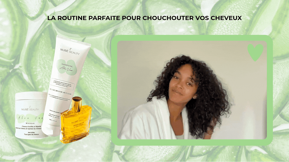 Huile sèche : cheveux bouclés
