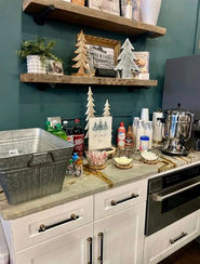 Kitchen and beverage prep area available inside Social 1832 venue.