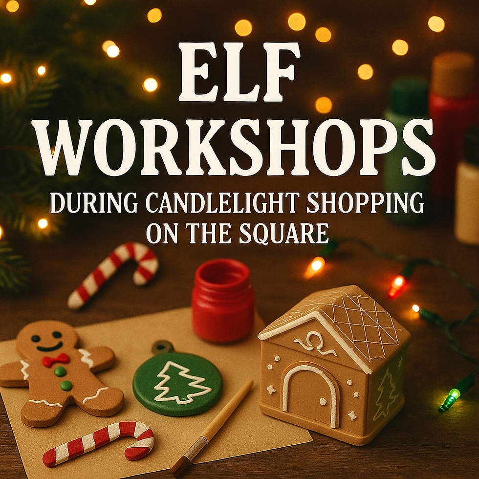 Elf Workshop-Candlelight Shopping