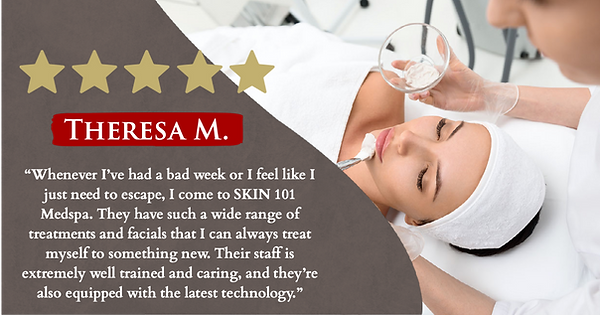One of our clients left us an amazing review about how we are the best Medspa in the area and how the staff is well trained and caring. and how we have the newest technology.