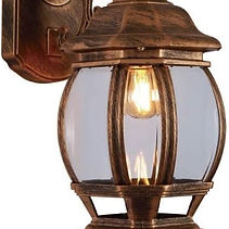 Arandela Colonial Vintage - Class Lille Ouro Velho