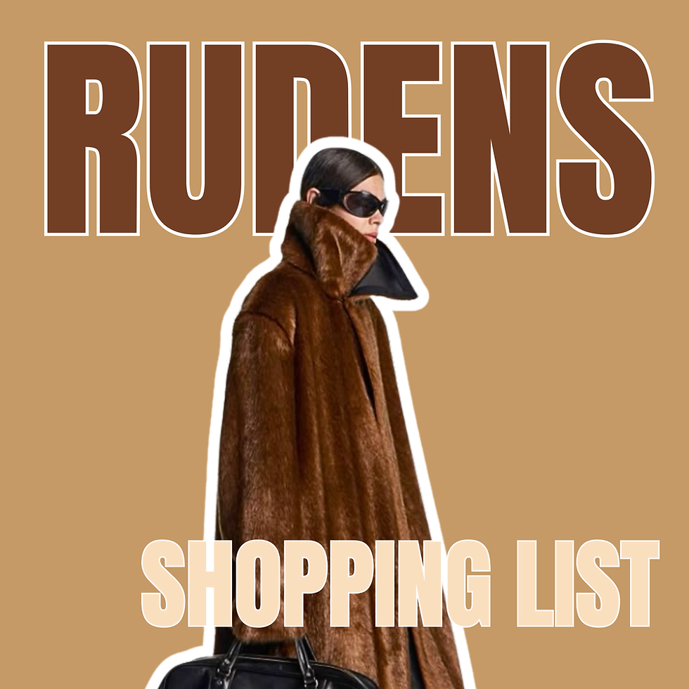 RUDENS/ZIEMAS SHOPPING LISTS