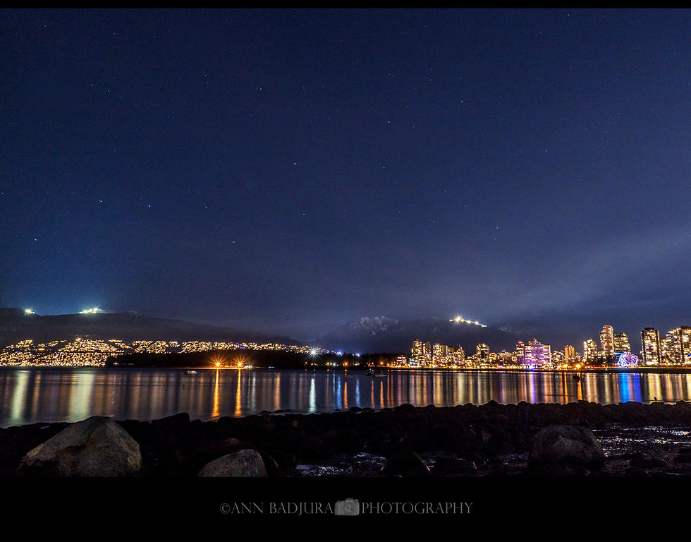 Vancouver at night