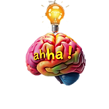 colorful brain saying _ah ha!_ with light bulb above.png