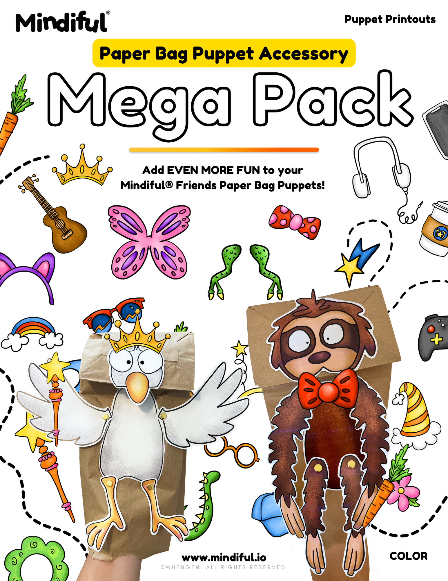 Accessory MEGA PACK - COLOR - Mindiful® Digital Download