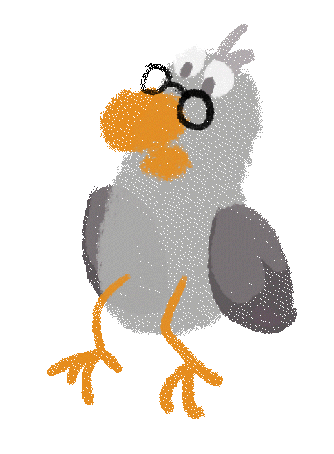 Mindiful Grey Bird