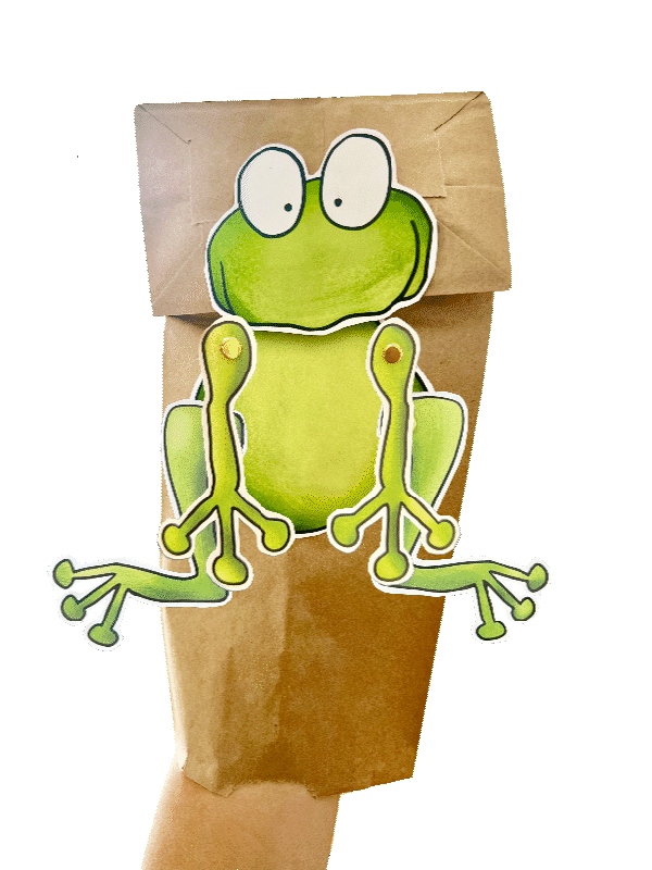Mindiful Puddles Paper Bag Puppet