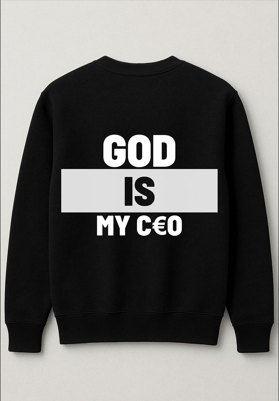 Thumbnail: God Is My CEO  Sweater – Black