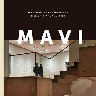 Publicación. Desarrollo de contenidos y edición de Memoria institucional del Museo de Artes Visuales. 2021.
Trabajo realizado con la diseñadora Paloma Garling.