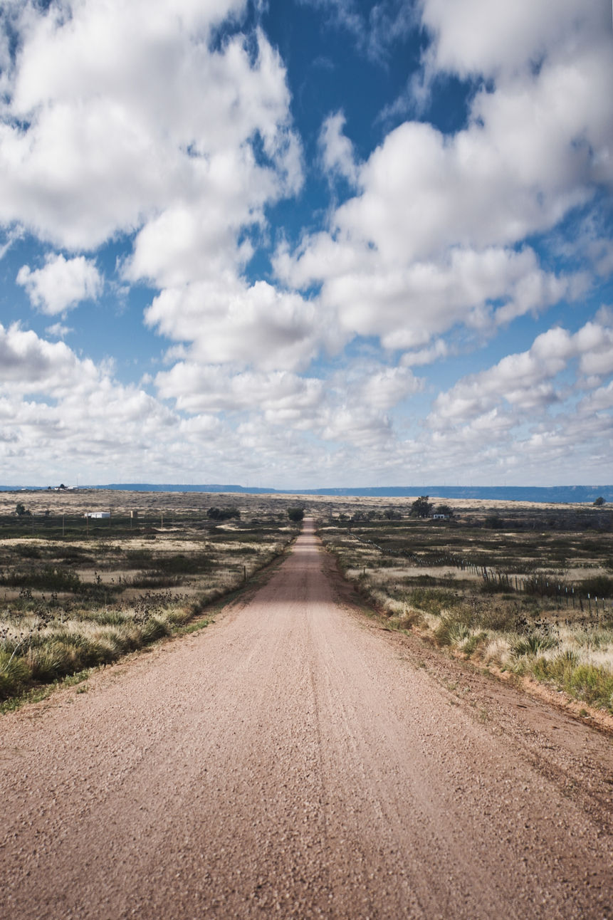 ニューメキシコ州のルート66 未舗装区間