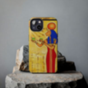 Egyptian Goddess Phone Case - Great Mother Healer Tough Phone Cases