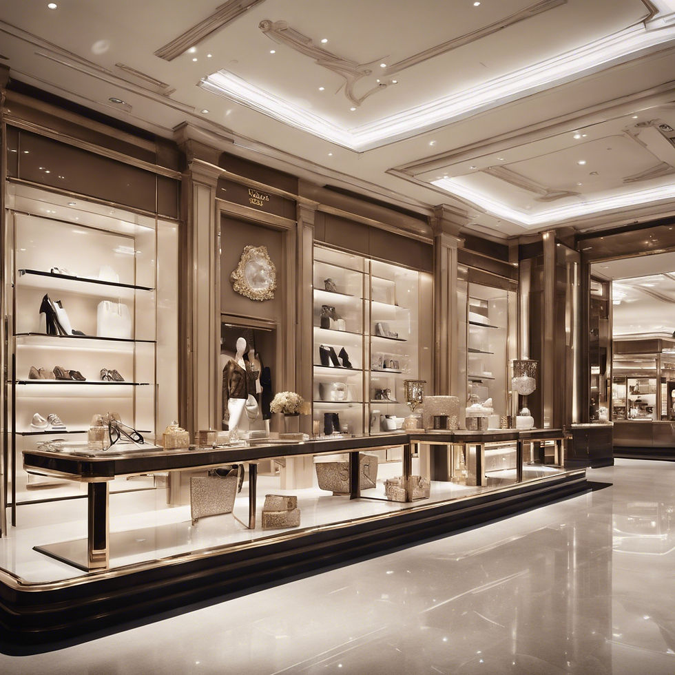 a photo of a luxury retail boutique