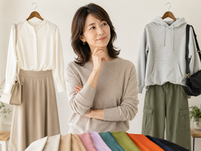 パーソナルカラーと顔タイプ診断と骨格診断で似合うものと好きなものが異なり悩む40代女性50代女性