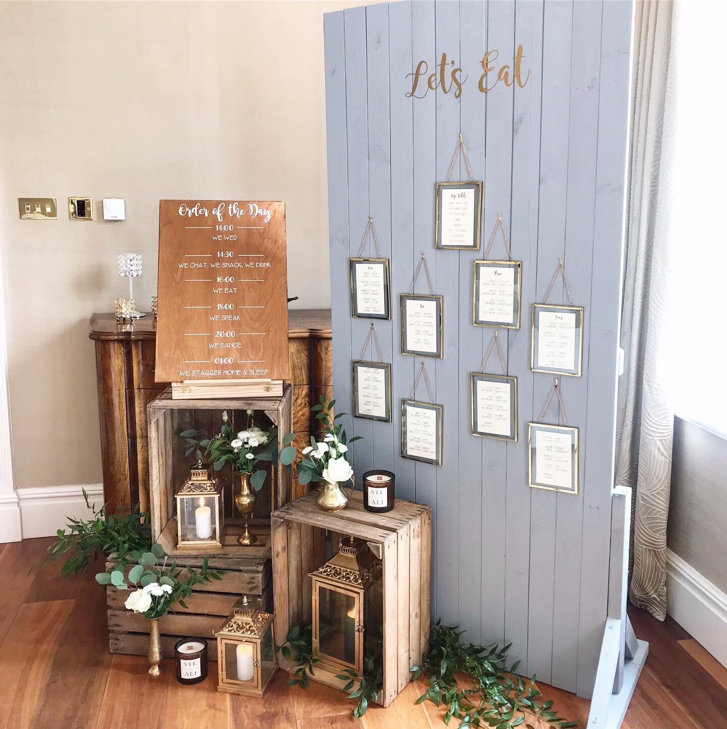 FREESTANDING DOOR TABLE PLAN GREY