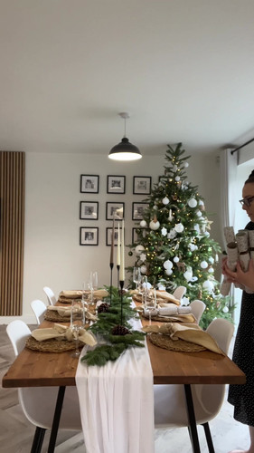 Christmas Styling Box Nordic Nude Table Decor for