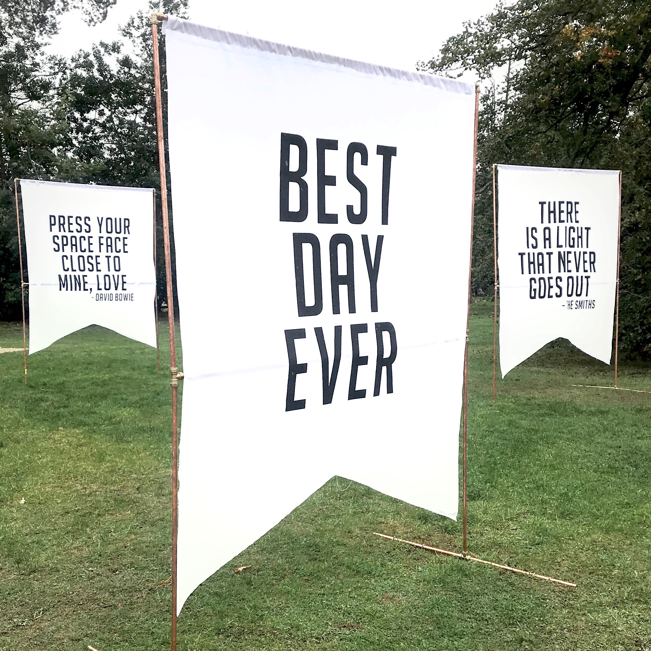 GIANT BANNER 2Mx1.5M BEST DAY EVER
