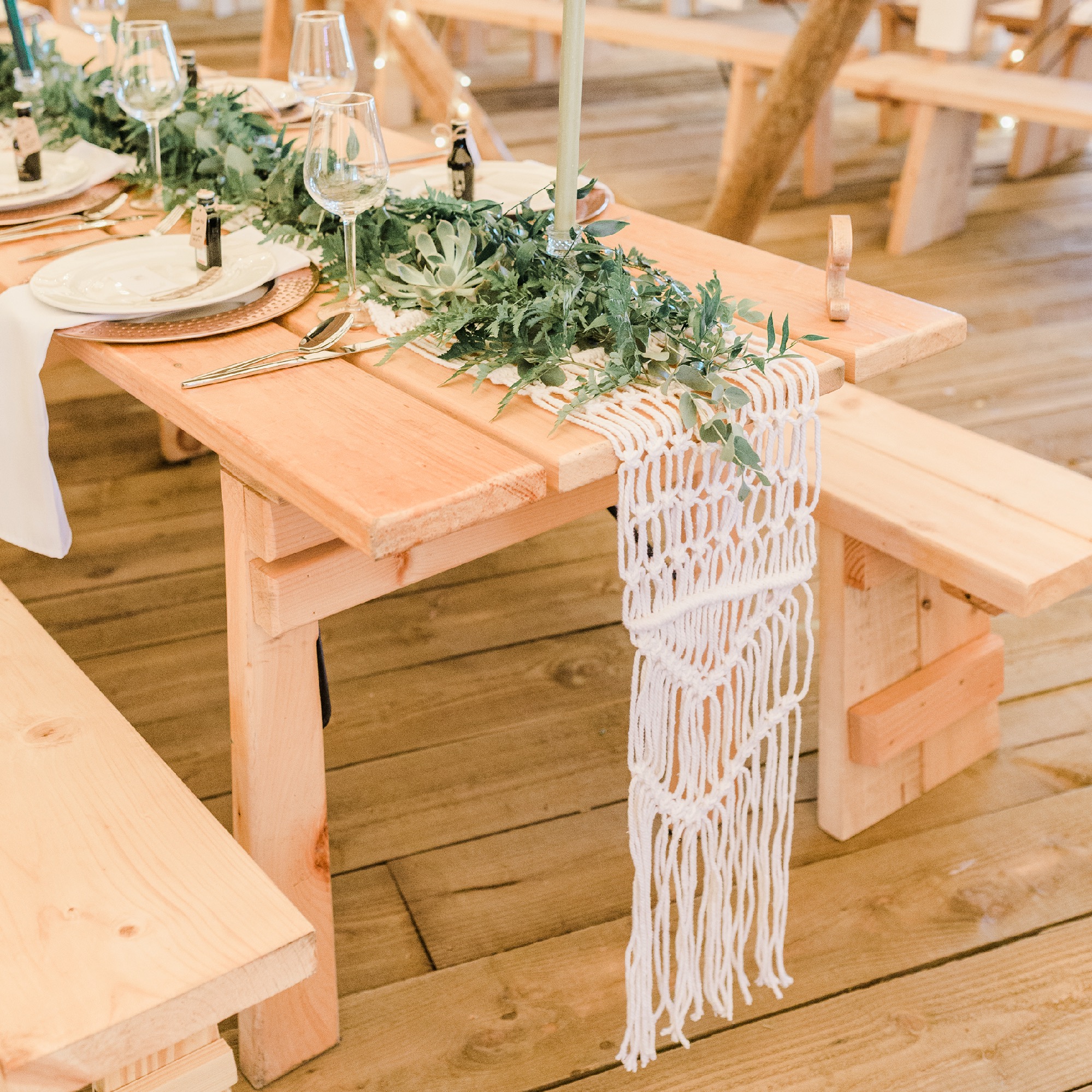 MACRAME TABLE RUNNER
