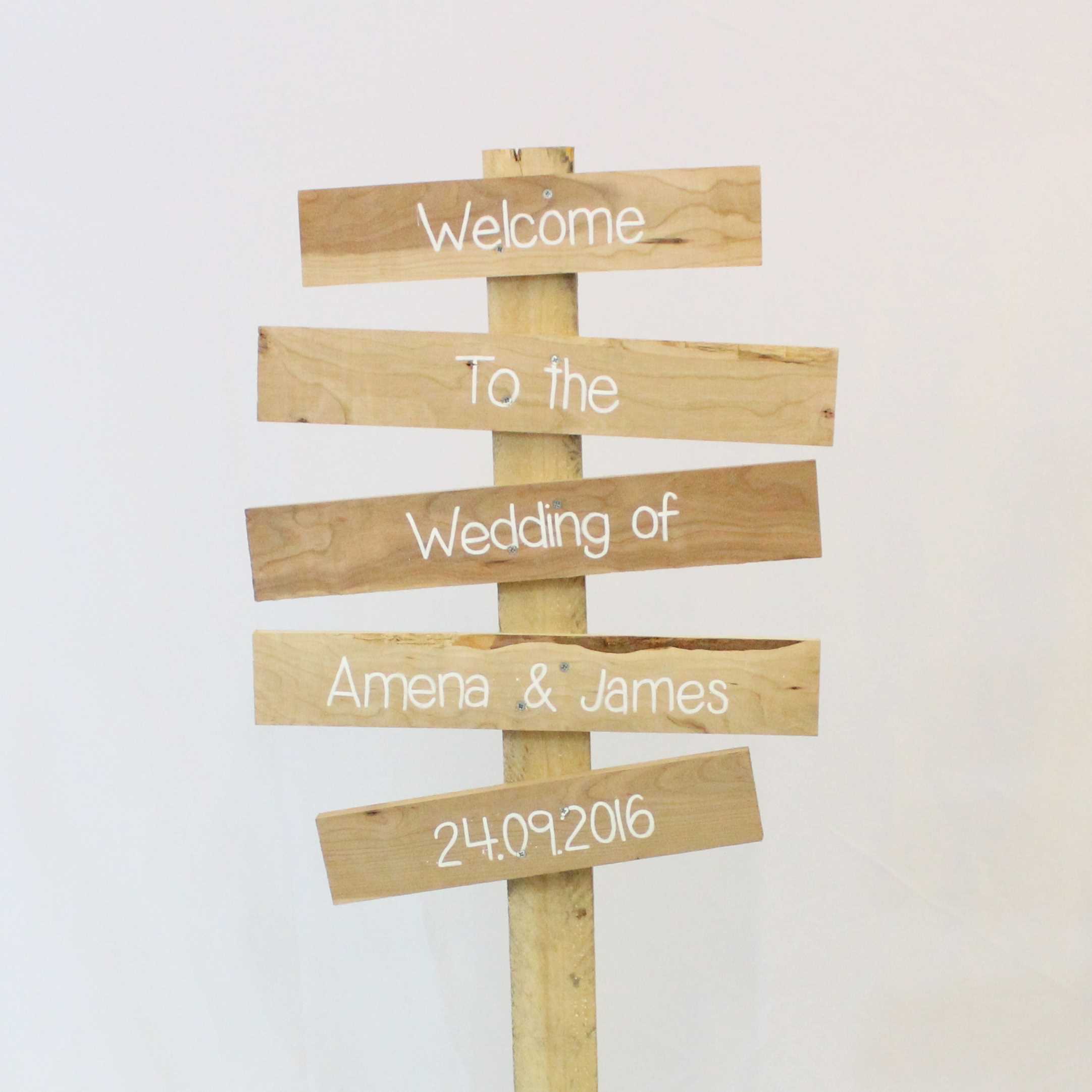 RUSTIC SIGNPOST
