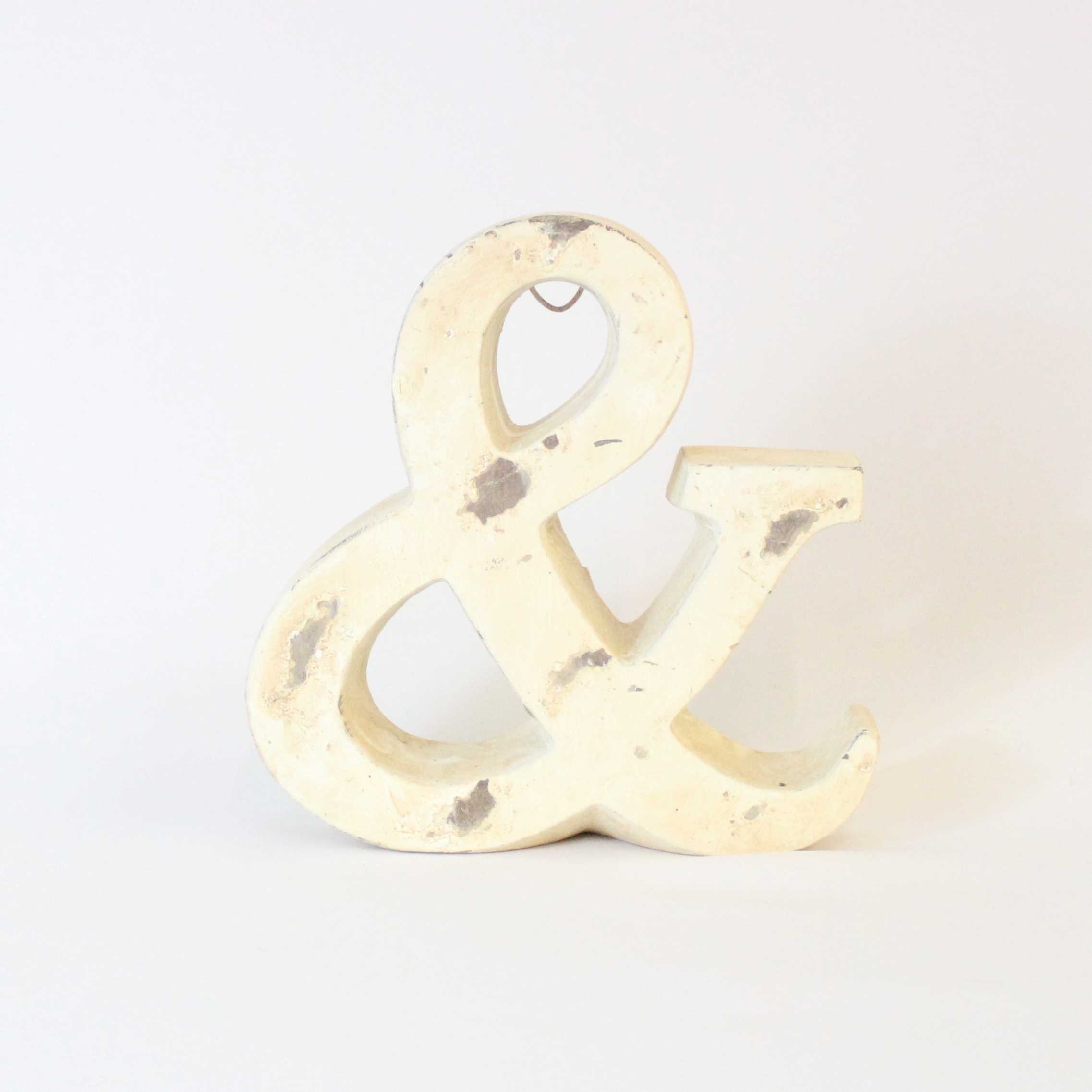 CONCRETE AMPERSAND