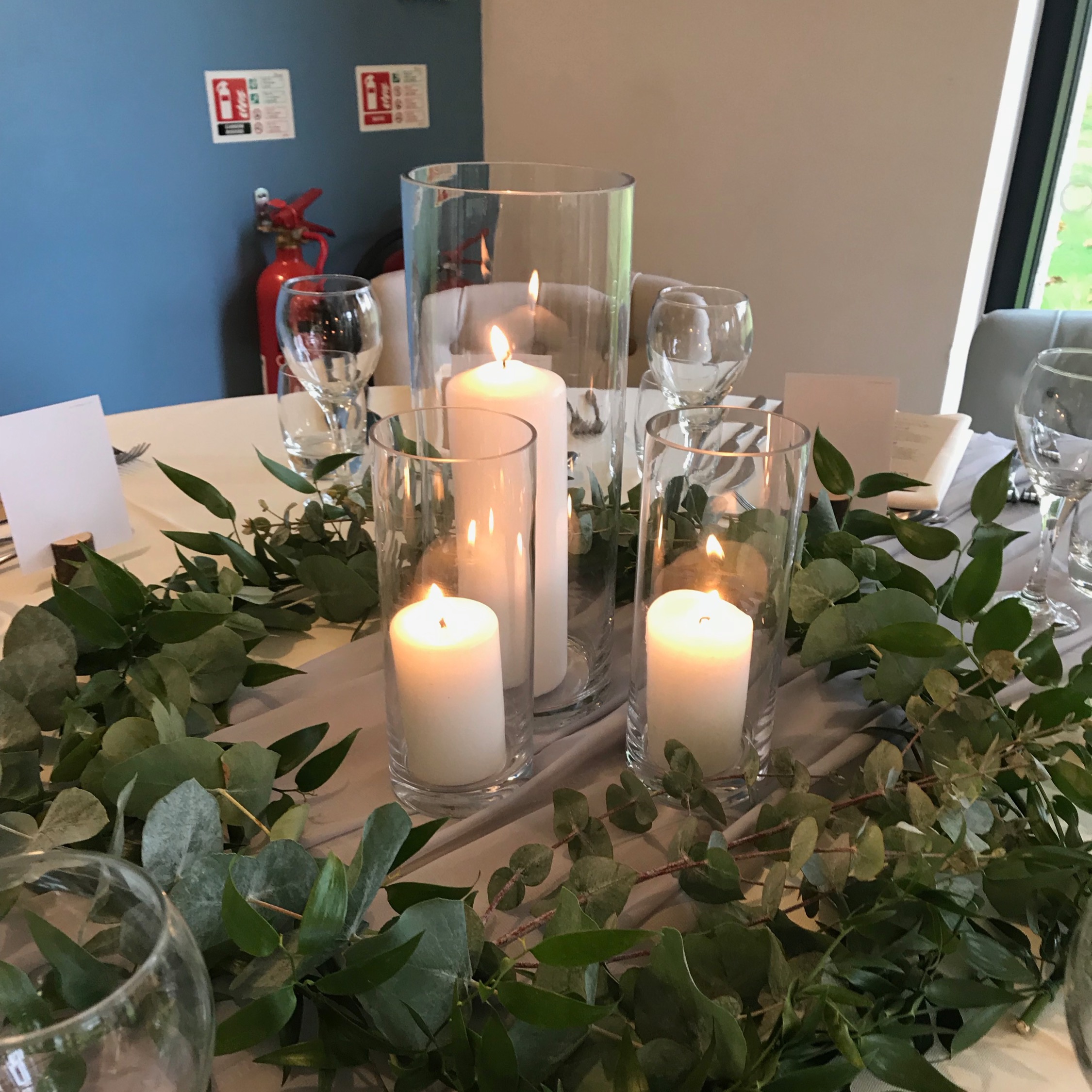 GLASS CYLINDER VASES