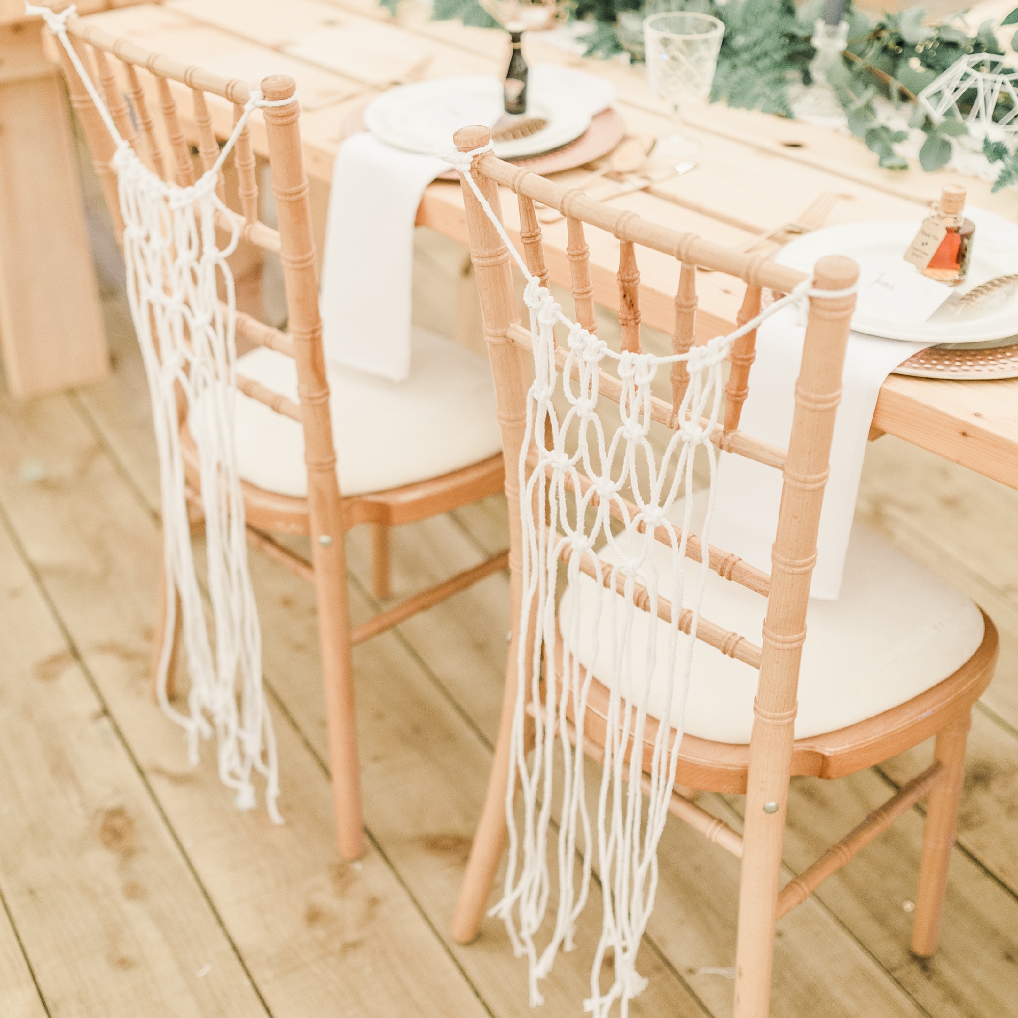 MACRAME CHAIR BACKS