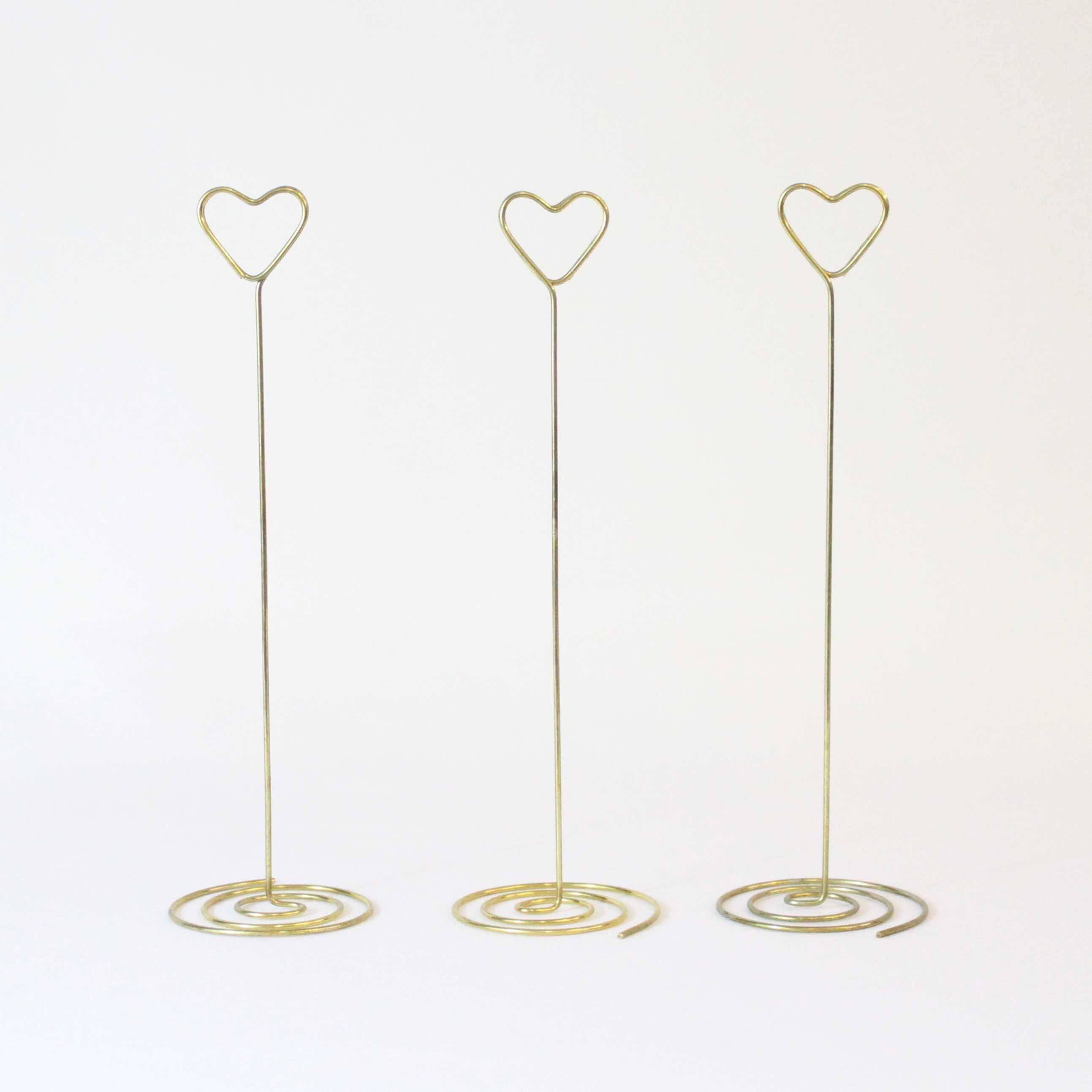 HEART TABLE NUMBER STANDS