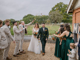 Helena & Henry: A Warm, Autumnal Celebration at The Hall Barns