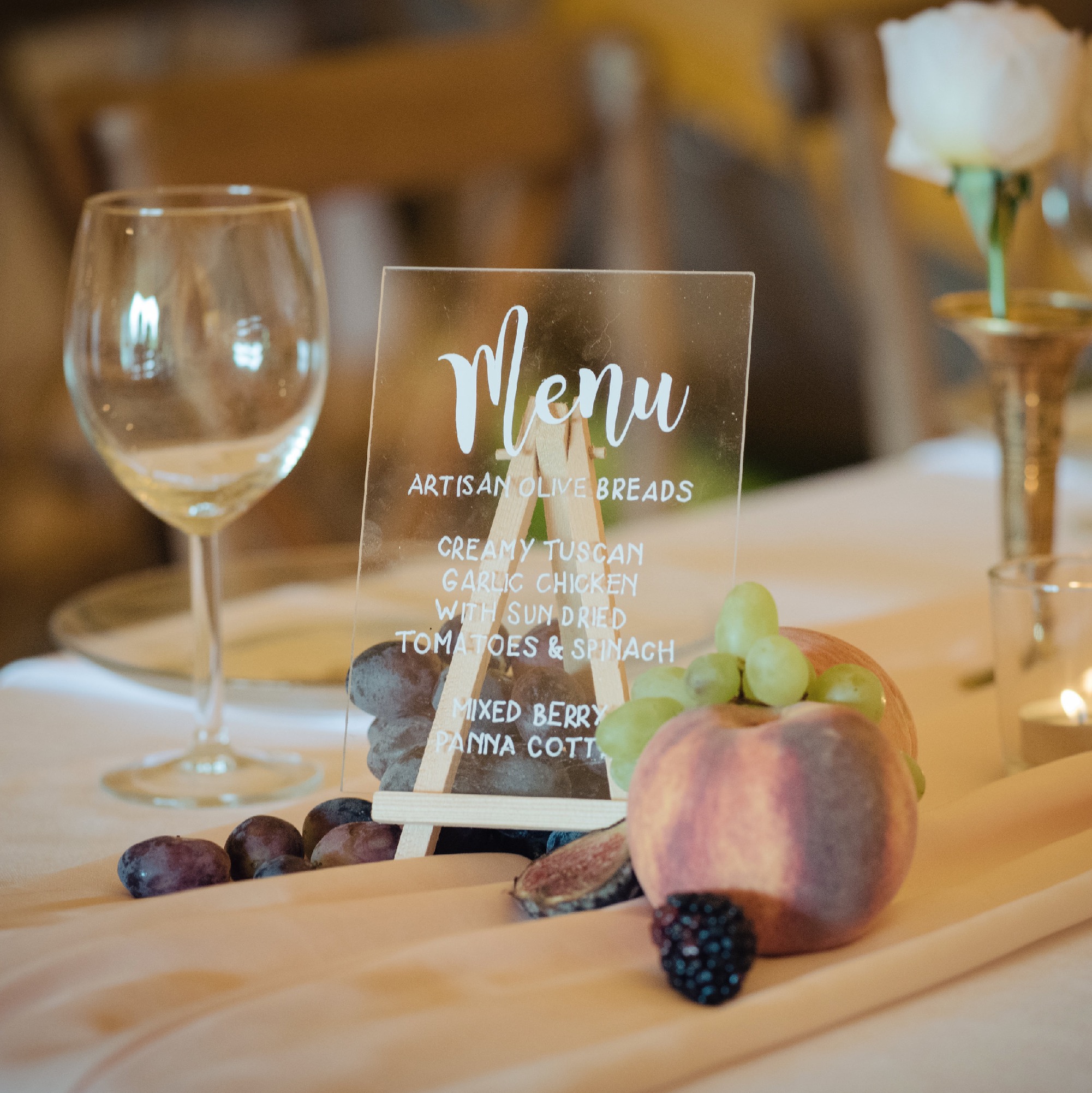 PERSPEX A6 MENU