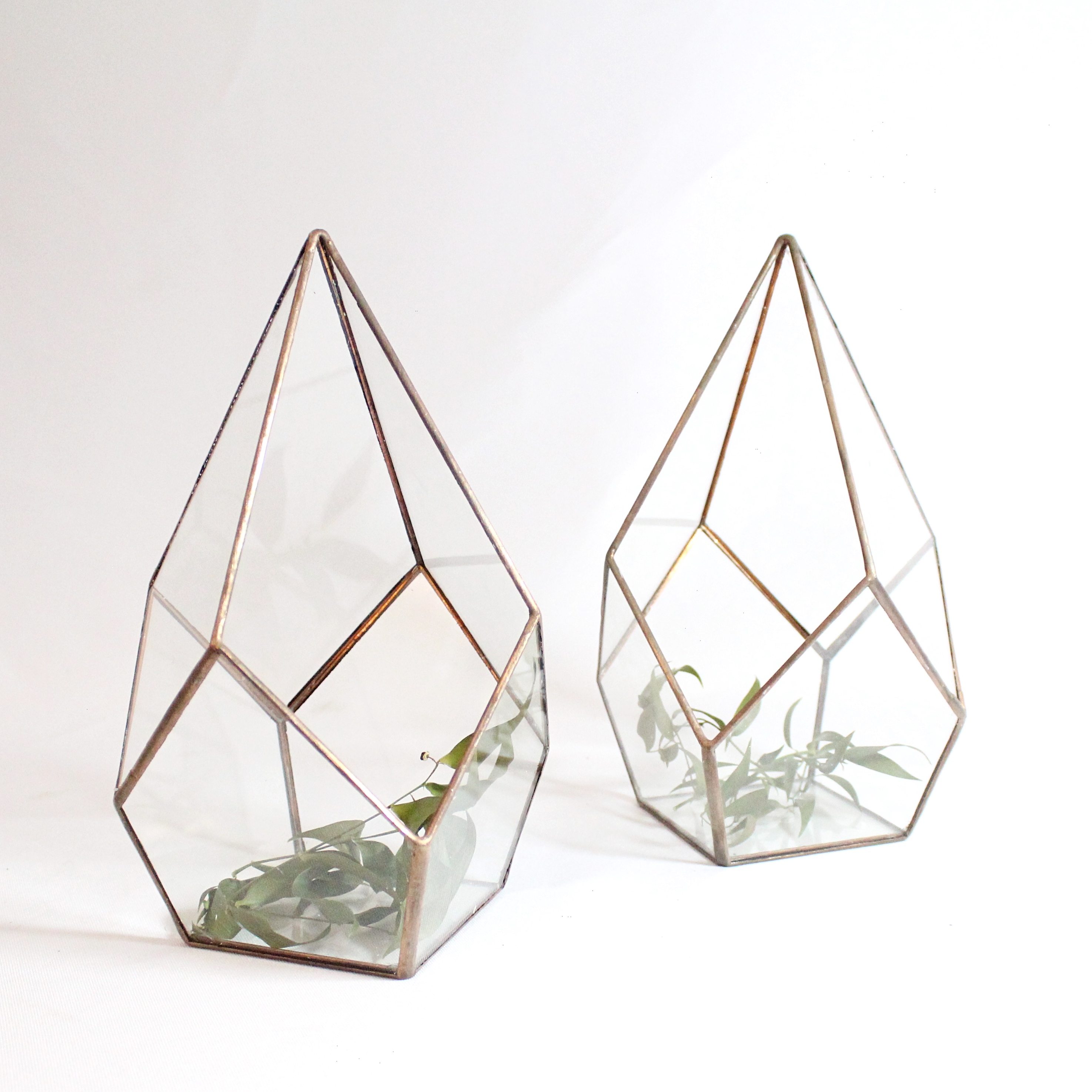 SMALL COPPER TERRARIUMS