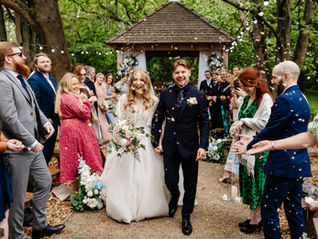 A Whimsical Spring Woodland Wedding at The Woodlands at Hothorpe
