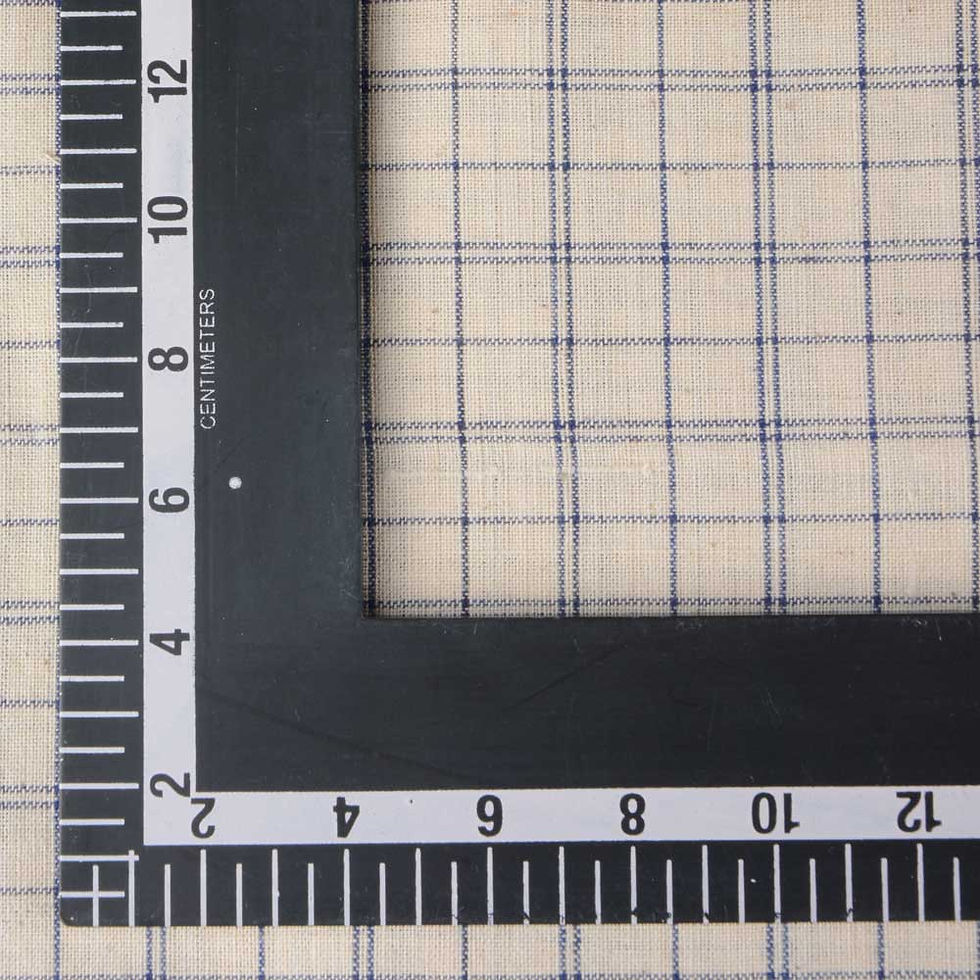 Thumbnail: Pantry Blue Handloom Cotton Check