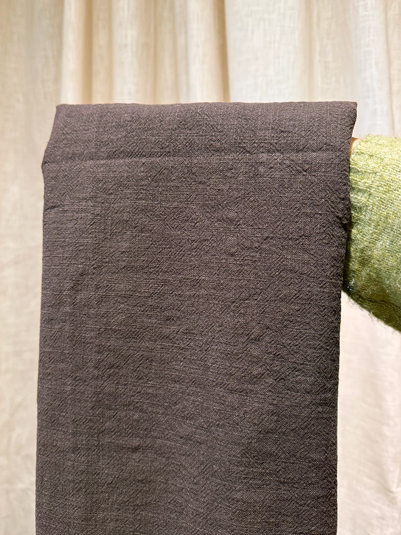 Thumbnail: Structured Linen Chocolate