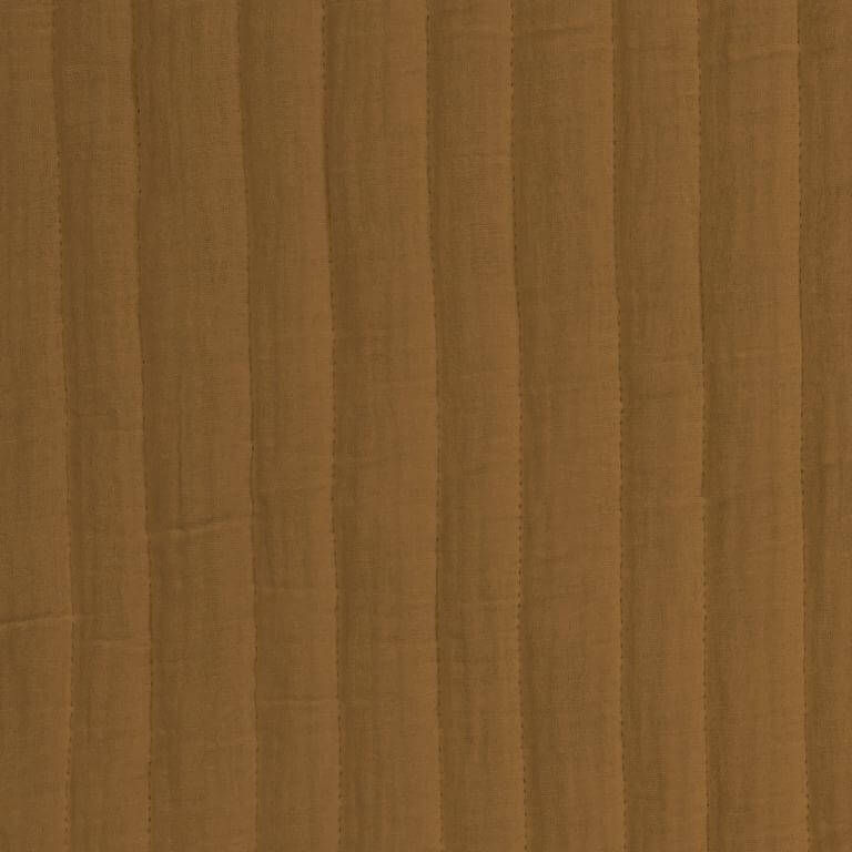 Camel Matelassé Double Gauze