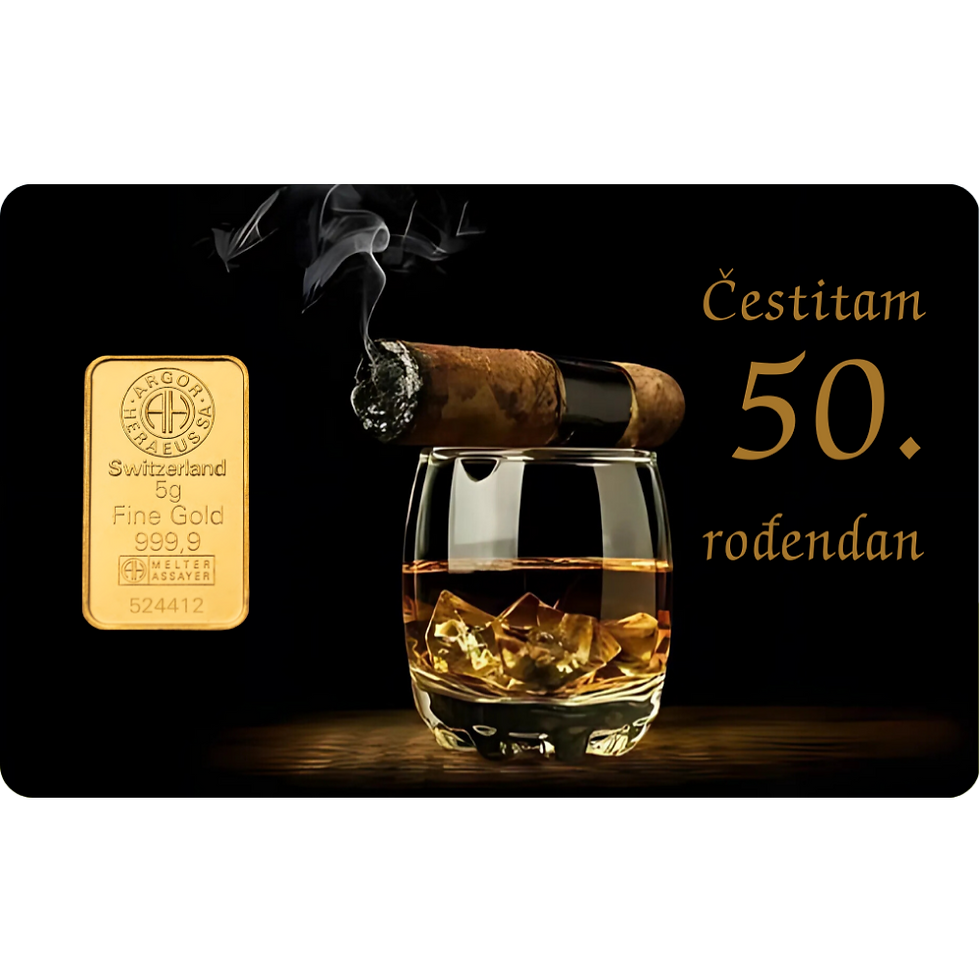 Thumbnail: Jubilarni rođendan 006/50 - poklon kartica